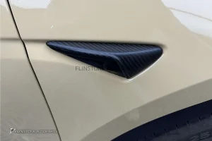 ครอบกล้องข้าง Matte Carbon Fiber สำหรับ Tesla Model 3