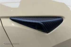 ครอบกล้องข้าง Matte Carbon Fiber สำหรับ Tesla Model 3
