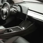 ฝาครอบช่องเก็บของคอลโซนหน้า Dry Carbon Fiber สำหรับ Tesla Model Y
