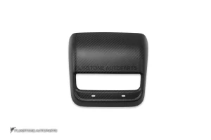 กรอบปรับอากาศด้านหลัง Matte Carbon Fiber สำหรับ Tesla Model 3