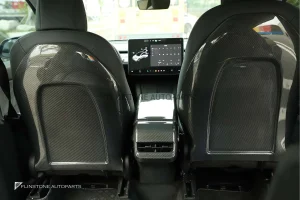 ครอบด้านหลังเบาะ Dry Carbon Fiber Replacement สำหรับ Tesla Model Y