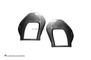 ครอบด้านหลังเบาะ Dry Carbon Fiber Paste style สำหรับ Tesla Model 3