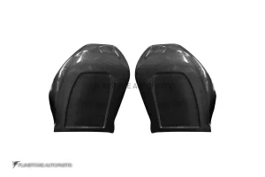 ครอบด้านหลังเบาะ Dry Carbon Fiber Replacement สำหรับ Tesla Model 3