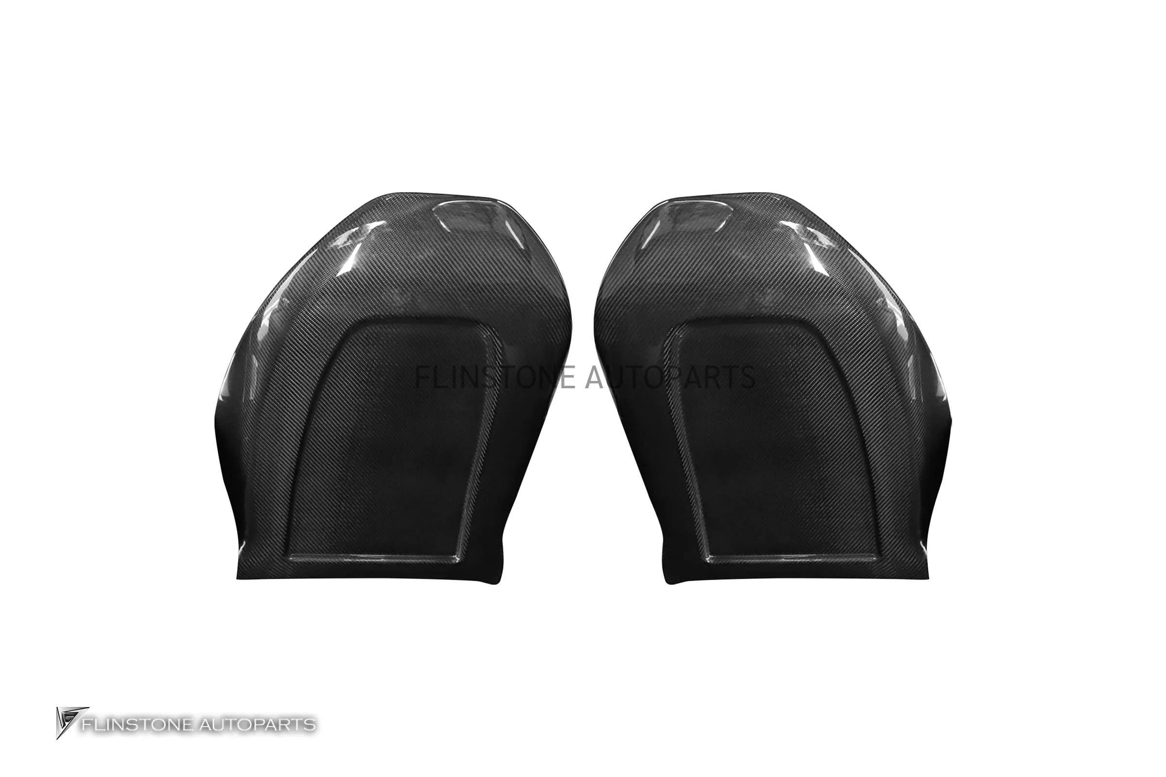 ครอบด้านหลังเบาะ Dry Carbon Fiber Replacement สำหรับ Tesla Model 3
