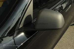 กระจกมองข้าง Matte Carbon Fiber สำหรับ Tesla Model Y