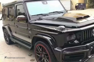 บันไดข้าง W464 G-Class สีดำด้าน