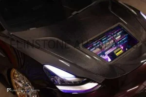 ฝากระโปรงหน้า Carbon Fiber Tesla Model 3 ทรง CMST V.3 (แท้)