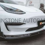 ลิ้นหน้า Carbon Fiber Tesla Model 3 ทรง CMST V.2 (แท้)