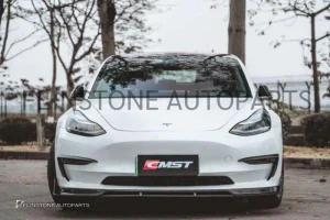 ลิ้นหน้า Carbon Fiber Tesla Model 3 ทรง CMST V.2 (แท้)