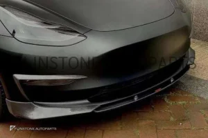 ลิ้นหน้า Carbon Fiber Tesla Model 3 ทรง CMST V.3 (แท้)