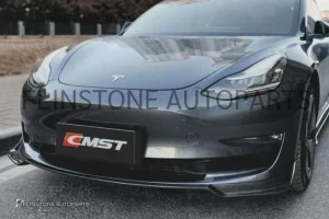 ลิ้นหน้า Carbon Fiber Tesla Model 3 ทรง CMST V.1 (แท้)