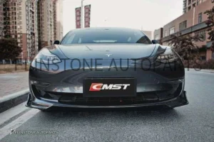 ลิ้นหน้า Carbon Fiber Tesla Model 3 ทรง CMST V.1 (แท้)