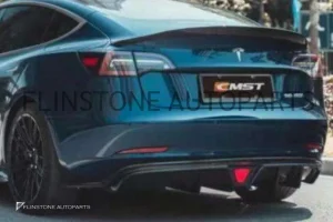 ดิฟฟิวเซอร์ Carbon Fiber Tesla Model 3 ทรง CMST V.2 (แท้)