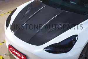 ฝากระโปรงหน้า Carbon Fiber Tesla Model 3 ทรง CMST V.2 (แท้)