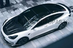 ฝากระโปรงหน้า Carbon Fiber Tesla Model 3 ทรง CMST V.1 (แท้)