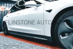 สเกิร์ตข้าง Carbon Fiber Tesla Model 3 ทรง CMST V.3 (แท้)