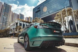 ชุดกันชนหลัง Carbon Fiber Tesla Model 3 ทรง CMST (แท้)