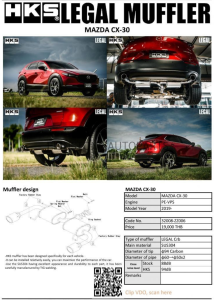 ชุดท่อ HKS Mazda CX-30