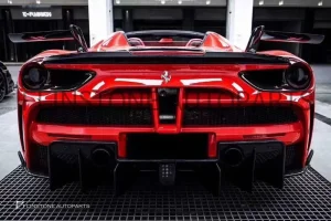 ดิฟฟิวเซอร์ Carbon Fiber Ferrari 488 ทรง Mansory (แท้)