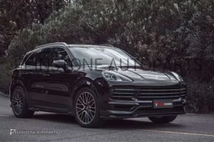สเกิร์ตข้าง Carbon Fiber PORSCHE CAYENNE E3 ทรง TAKD (แท้)