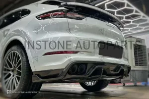 ดิฟฟิวเซอร์ Carbon Fiber PORSCHE CAYENNE E3 ทรง TAKD (แท้)