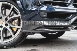 ลิ้นหน้า Carbon Fiber PORSCHE CAYENNE E3 ทรง TAKD (แท้)