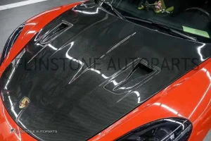 ฝากระโปรง Carbon Fiber PORSCHE 718 Cayman Boxster ทรง CMST