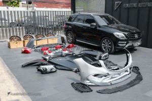 ชุดเปลี่ยนโฉม W166 ML Class เป็น GLE63 AMG