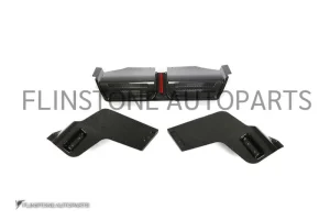 ดิฟฟิวเซอร์ท้าย Carbon Fiber Porsche Macan 2023 ทรง Sport พร้อมไฟ LED