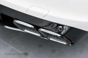 diffuser with tips W205 C-Class style C63 Facelift for cars other than AMG