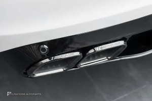 diffuser with tips W205 C-Class style C63 Facelift for cars other than AMG