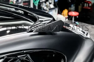 สปอยเลอร์หลังคา Carbon Fiber PORSCHE CAYENNE COUPE ทรง Turbo GT (แท้)