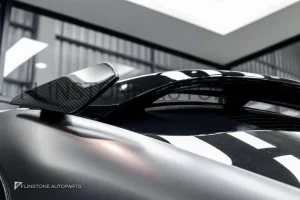 สปอยเลอร์หลังคา Carbon Fiber PORSCHE CAYENNE COUPE ทรง Turbo GT (แท้)