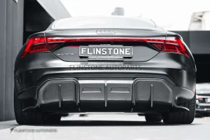 ดิฟฟิวเซอร์ Carbon Fiber Audi E-Tron ทรง Future Design (แท้)