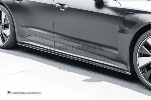 สเกิร์ตข้าง Carbon Fiber Audi E-Tron ทรง Future Design (แท้)