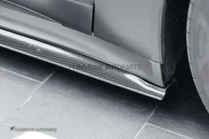 สเกิร์ตข้าง Carbon Fiber Audi E-Tron ทรง Future Design (แท้)