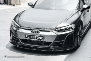 ลิ้นหน้า Carbon Fiber Audi E-Tron ทรง Future Design (แท้)