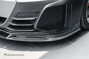 ลิ้นหน้า Carbon Fiber Audi E-Tron ทรง Future Design (แท้)