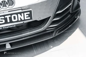 ลิ้นหน้า Carbon Fiber Audi E-Tron ทรง Future Design (แท้)