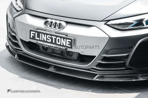 ลิ้นหน้า Carbon Fiber Audi E-Tron ทรง Future Design (แท้)