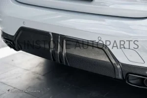 ดิฟฟิวเซอร์ Dry Carbon Fiber BMW G20 LCI Series 3 ทรง M Performance แบบ 3 ชิ้น