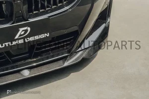 ลิ้นหน้า Carbon Fiber BMW G42 ทรง Future Design (แท้)