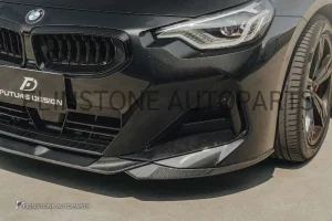 ลิ้นหน้า Carbon Fiber BMW G42 ทรง Future Design (แท้)