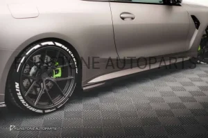 สเกิร์ตข้างคาร์บอน BMW M4 G82 ทรง Maxton Design (แท้)
