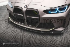 ลิ้นหน้าคาร์บอน BMW M4 G82 ทรง Maxton Design V.1 (แท้)