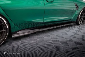 สเกิร์ตข้างคาร์บอน BMW M3 G80 ทรง Maxton Design (แท้)