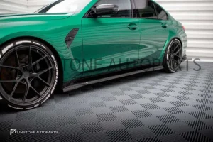 สเกิร์ตข้างคาร์บอน BMW M3 G80 ทรง Maxton Design (แท้)