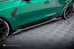 สเกิร์ตข้างคาร์บอน BMW M3 G80 ทรง Maxton Design (แท้)