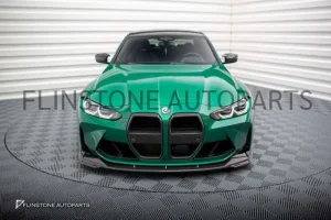 ลิ้นหน้าคาร์บอน BMW M3 G80 ทรง Maxton Design V.2 (แท้)