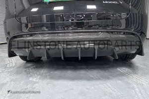 ดิฟฟิวเซอร์ Dry Carbon Fiber TESLA MODEL Y ทรง Fulgur